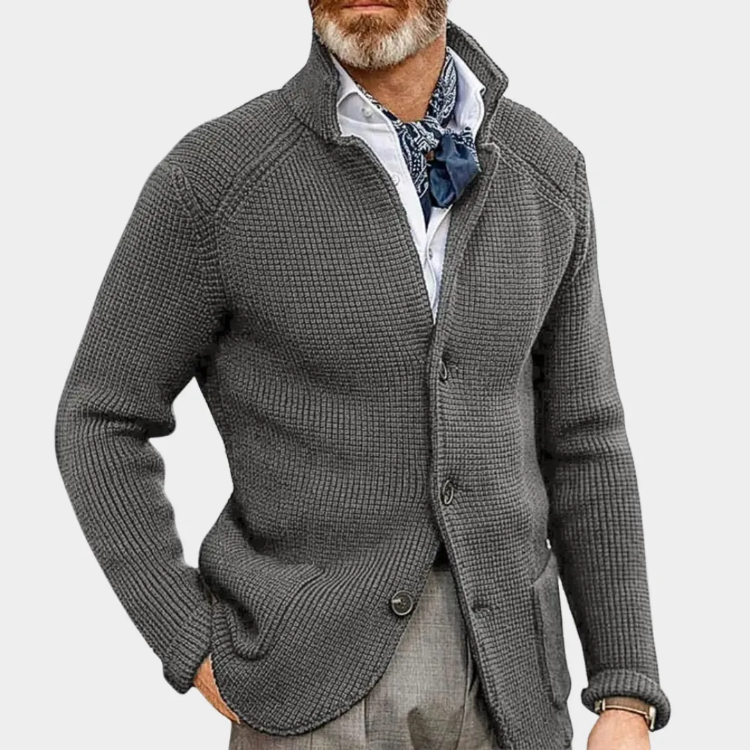 Men's Knitted Cardigan Coat  Windproof Casual Jacket  Multiple Colours