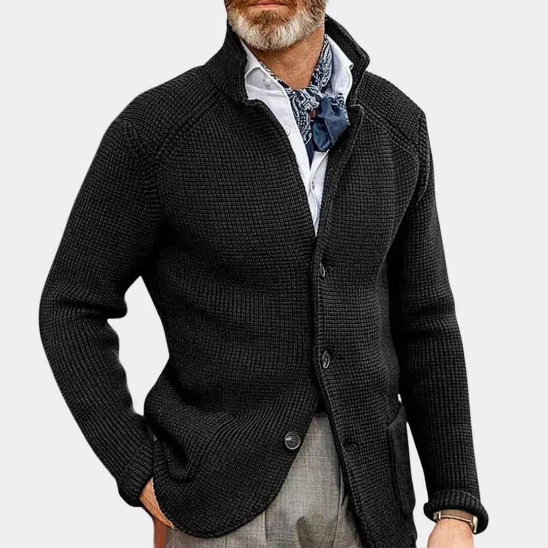Men's Knitted Cardigan Coat  Windproof Casual Jacket  Multiple Colours