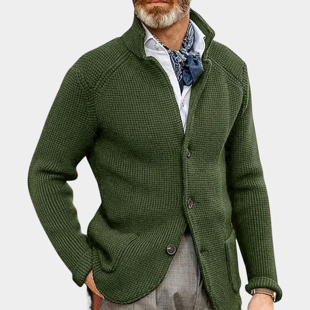 Men's Knitted Cardigan Coat  Windproof Casual Jacket  Multiple Colours