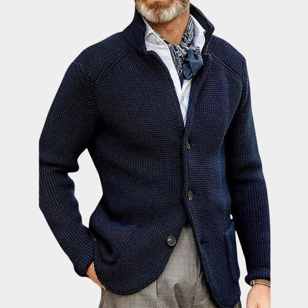 Men's Knitted Cardigan Coat  Windproof Casual Jacket  Multiple Colours