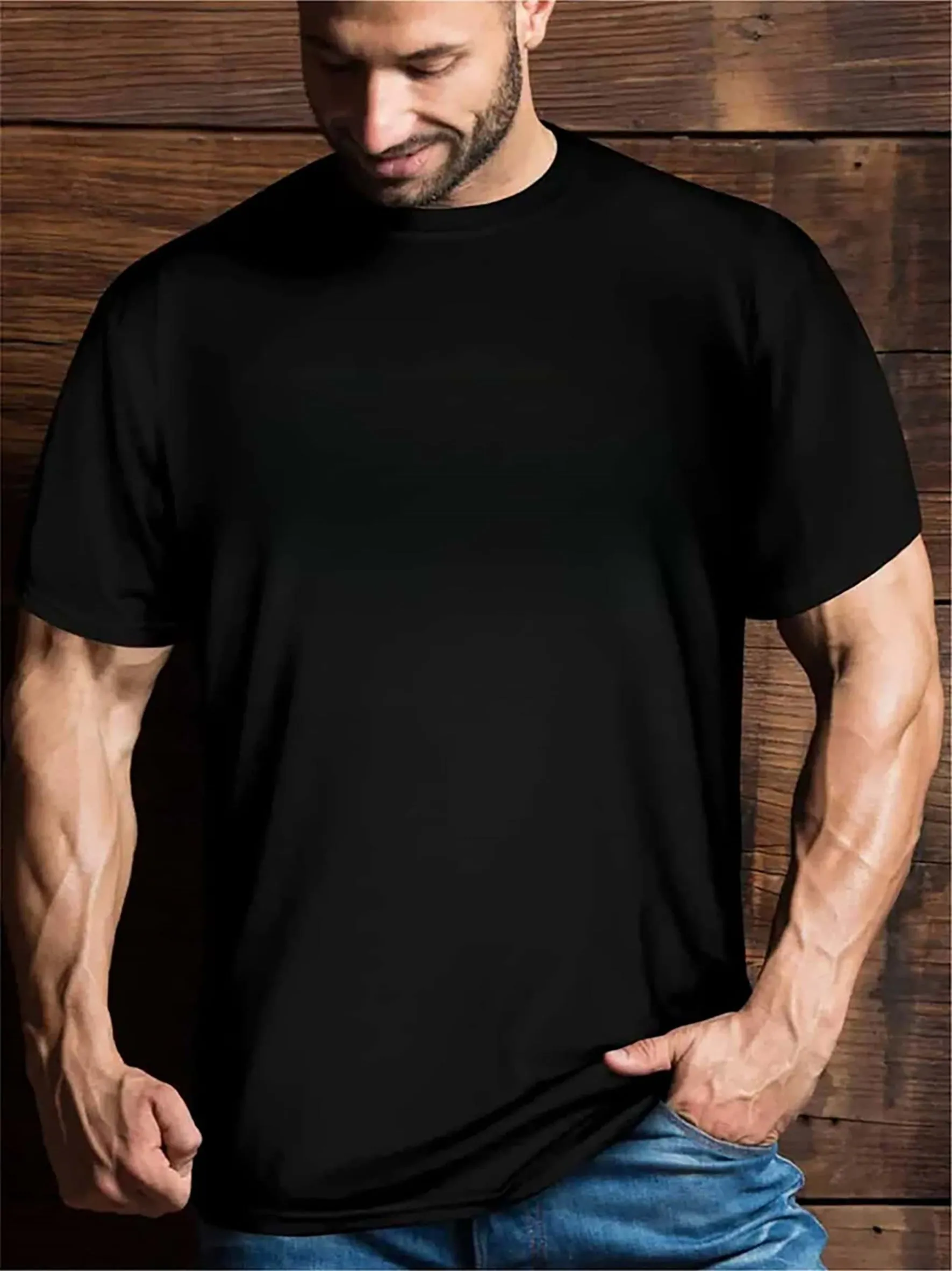 Men's Vibrant Skull 3D Print T-Shirt - Casual & Comfortable, Short Sleeve Crew Neck Tee For Summer Outdoor Wear, PLUS SIZE