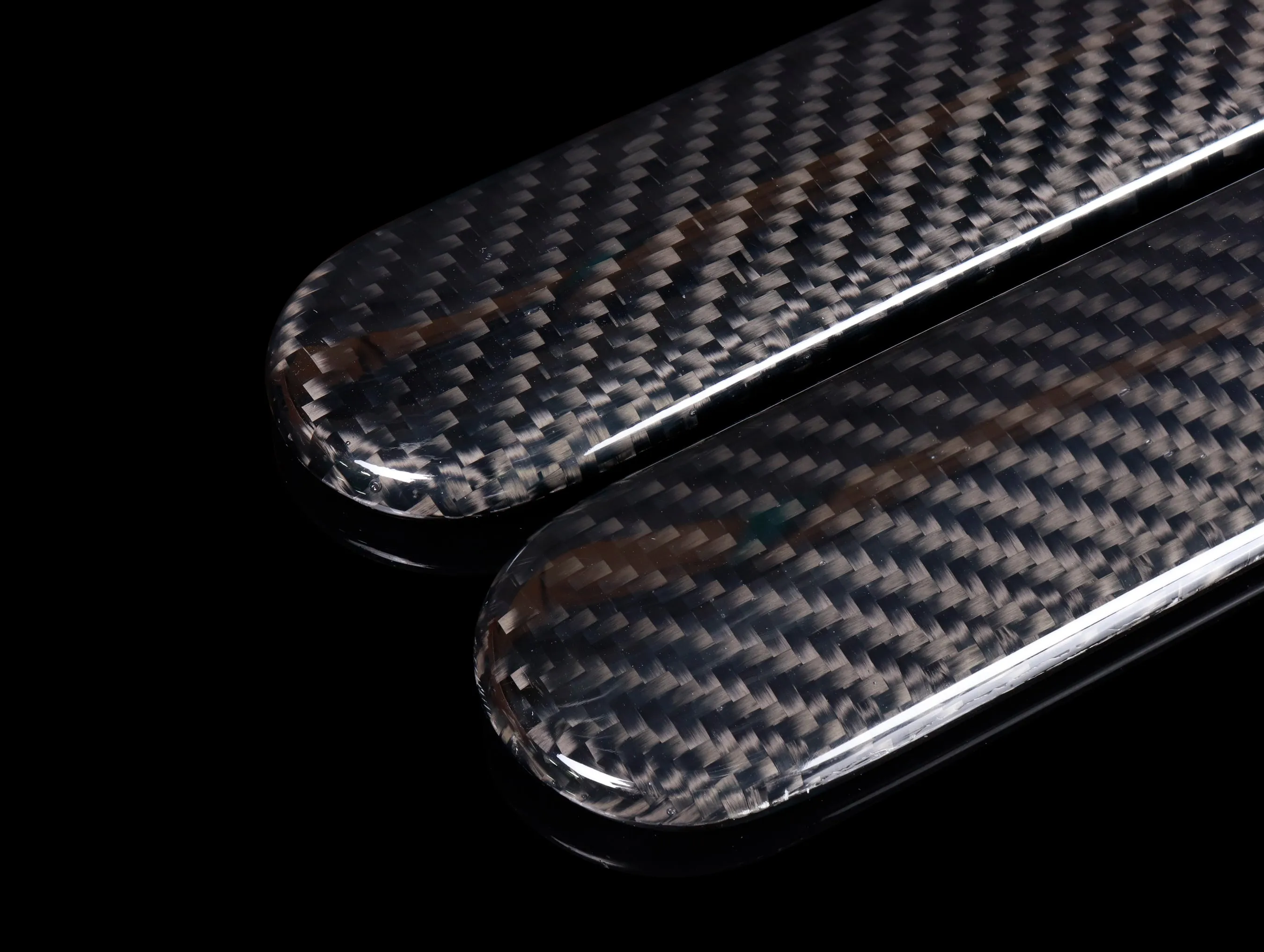 Mode Parfume Carbon Fiber Side Molding - 96-00 Civic Hatch and Coupe