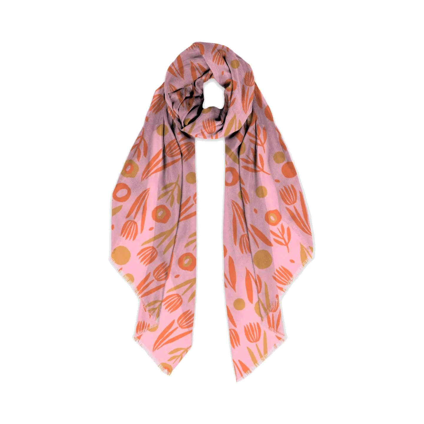 Poppy Tulip Power Modal Scarf