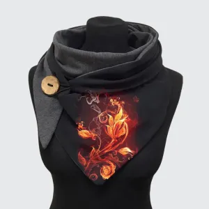 Red Flower Scarf