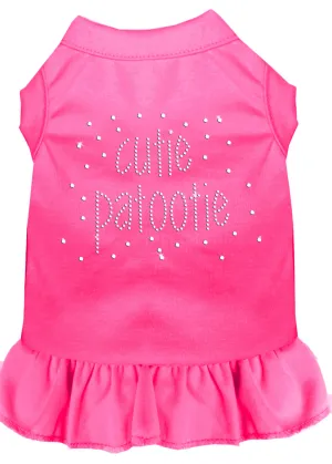 Rhinestone Cutie Patootie Dress Bright Pink Xxl