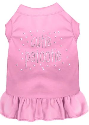 Rhinestone Cutie Patootie Dress Light Pink Sm