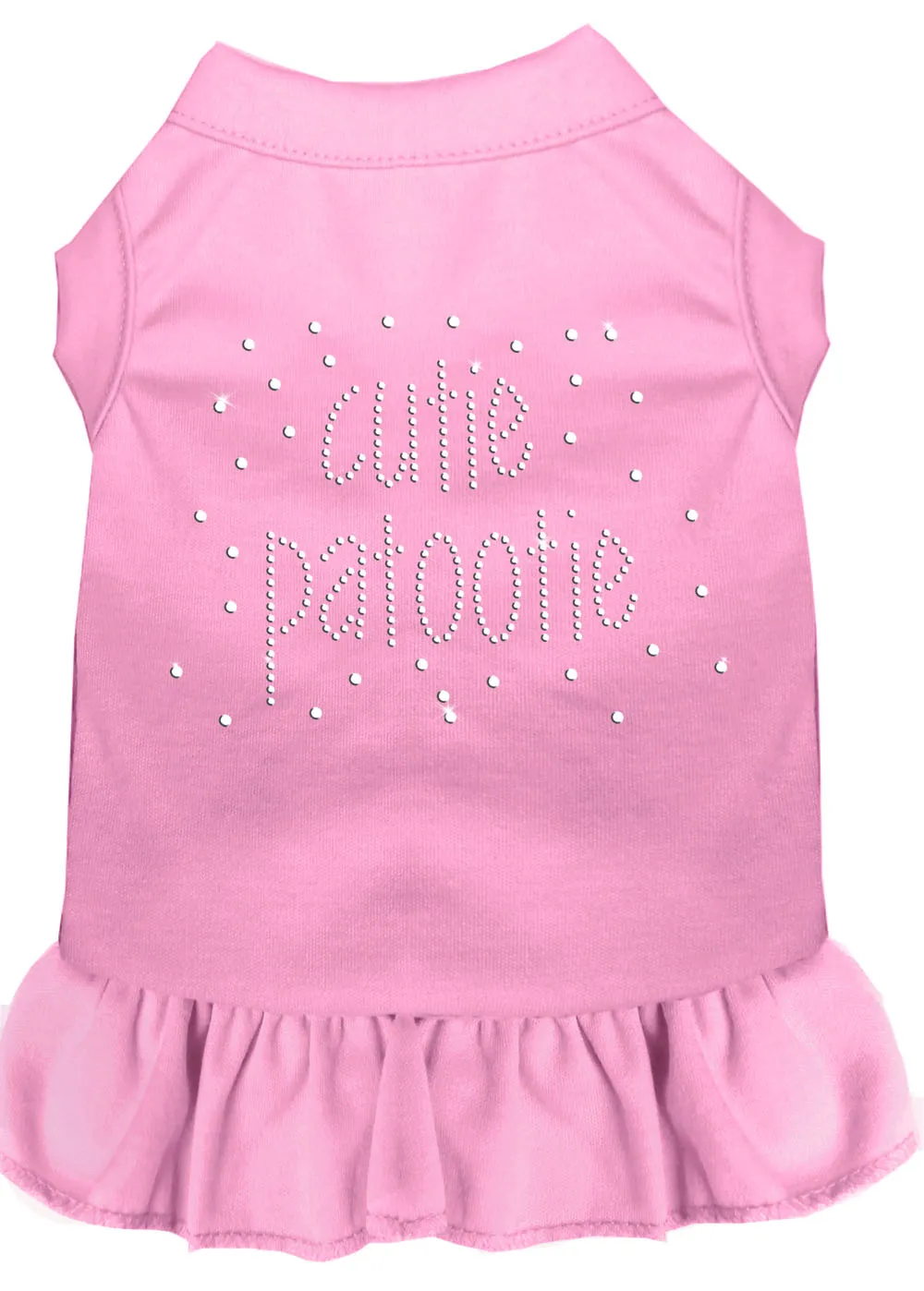 Rhinestone Cutie Patootie Dress Light Pink Sm