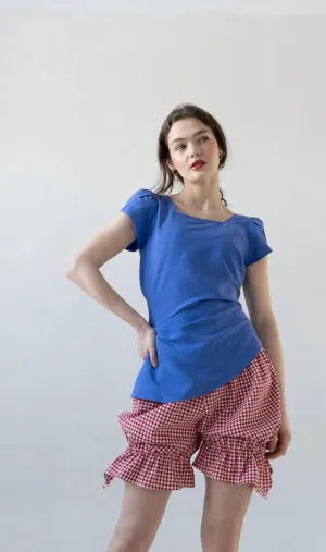 Rightful Owner Clara Blouse (Sapphire Blue)