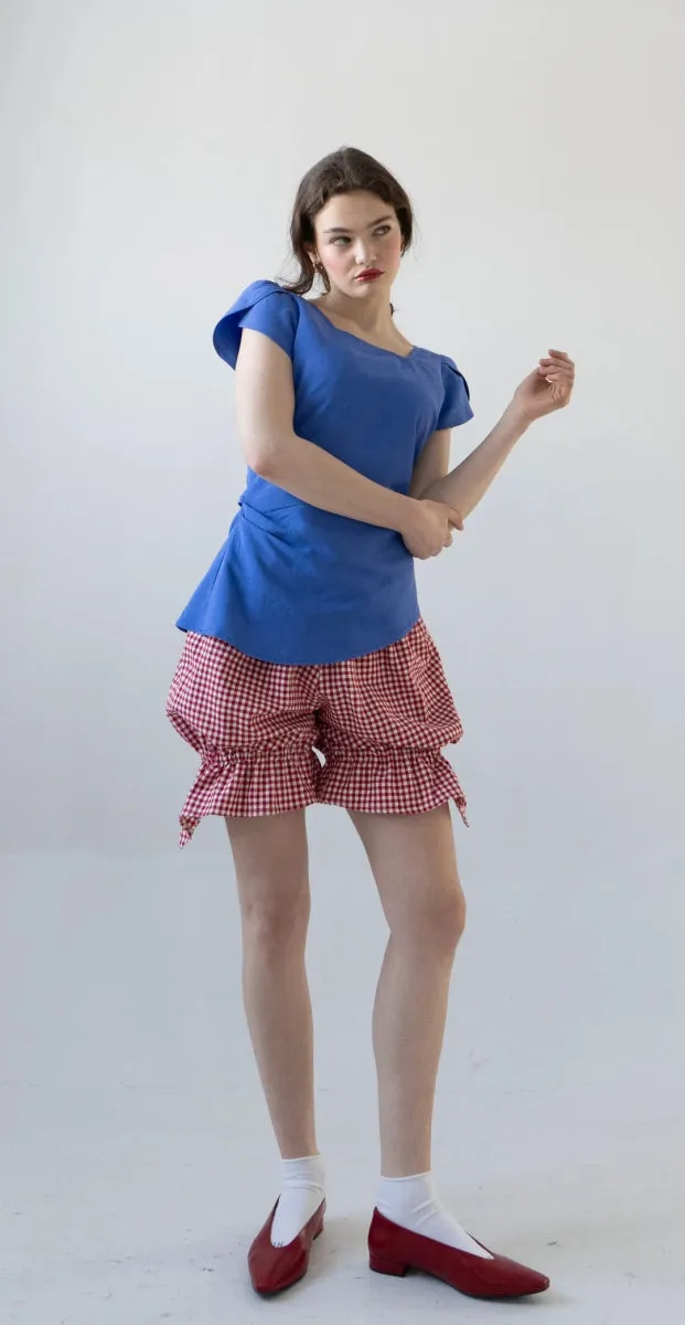 Rightful Owner Clara Blouse (Sapphire Blue)