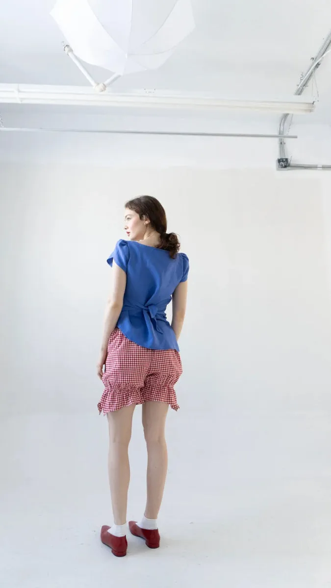 Rightful Owner Clara Blouse (Sapphire Blue)