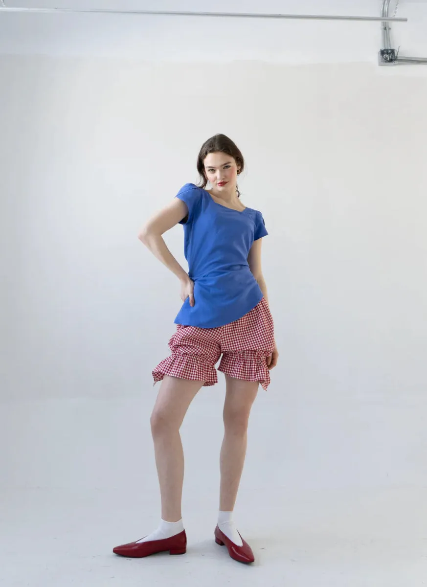 Rightful Owner Clara Blouse (Sapphire Blue)