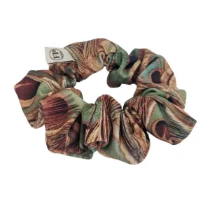 Scrunchie in Peacock (Chocolate)