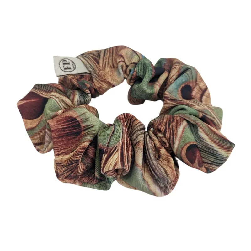 Scrunchie in Peacock (Chocolate)