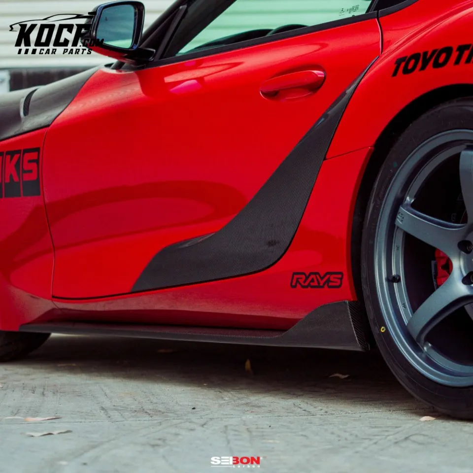 Seibon OEM-STYLE CARBON FIBER SIDE SKIRTS FOR 2020-2023 TOYOTA GR SUPRA