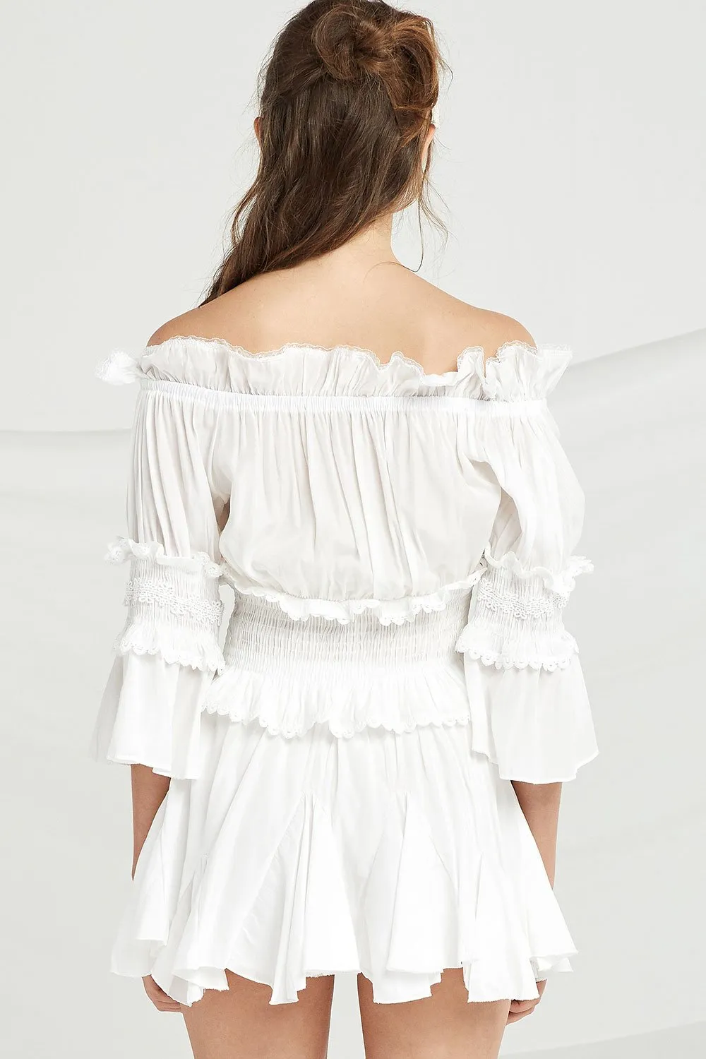 Tessa Crop Top And Floaty Skirt Set