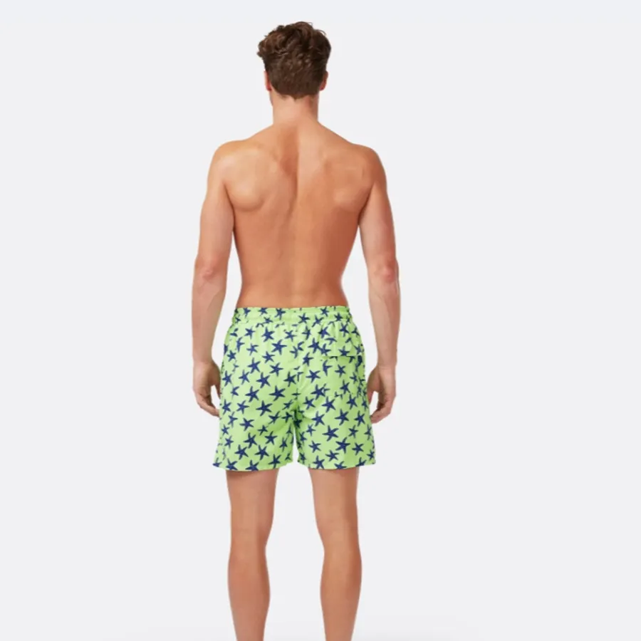 Tom & Teddy Starfish Men Swim Shorts STFGB - Fresh Green & Blue