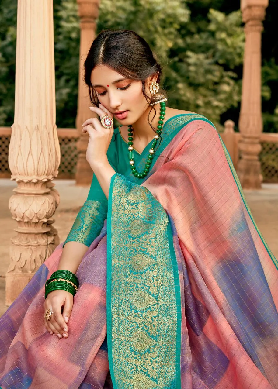 Triveni Presents Prem Ratan Cotton Linen Printed Casual Wear Sarees