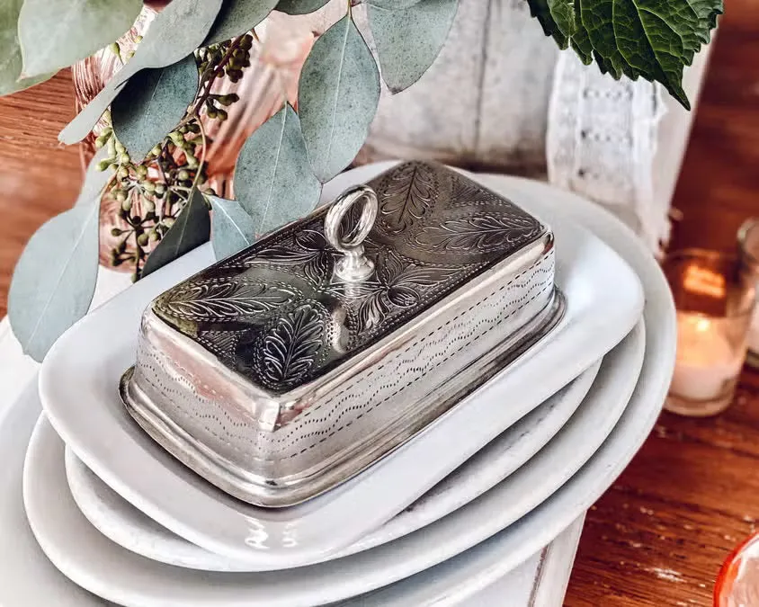 VAGABOND HOUSE - PROVENCAL BUTTER DISH