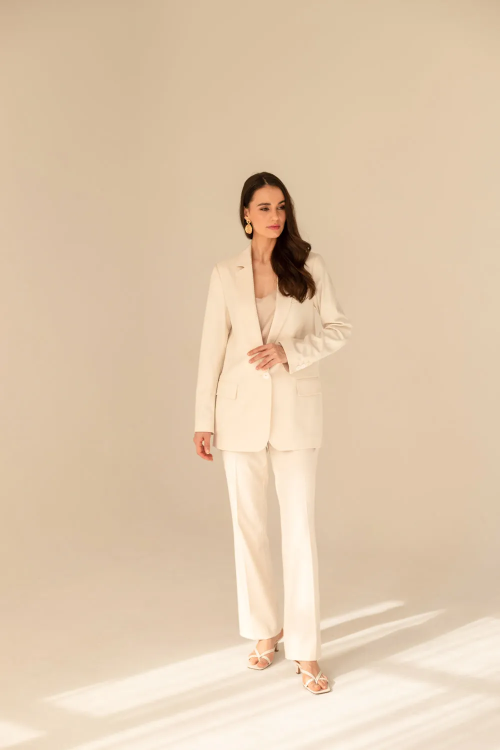 Vogue Blazer - Cream