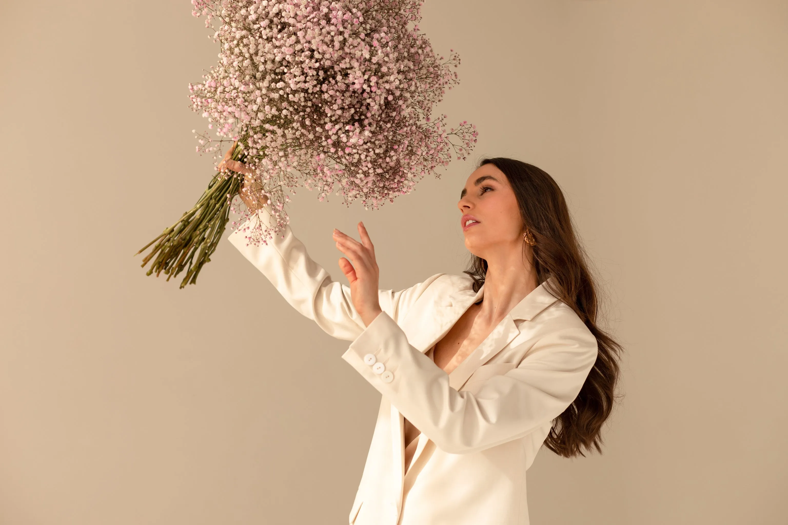Vogue Blazer - Cream