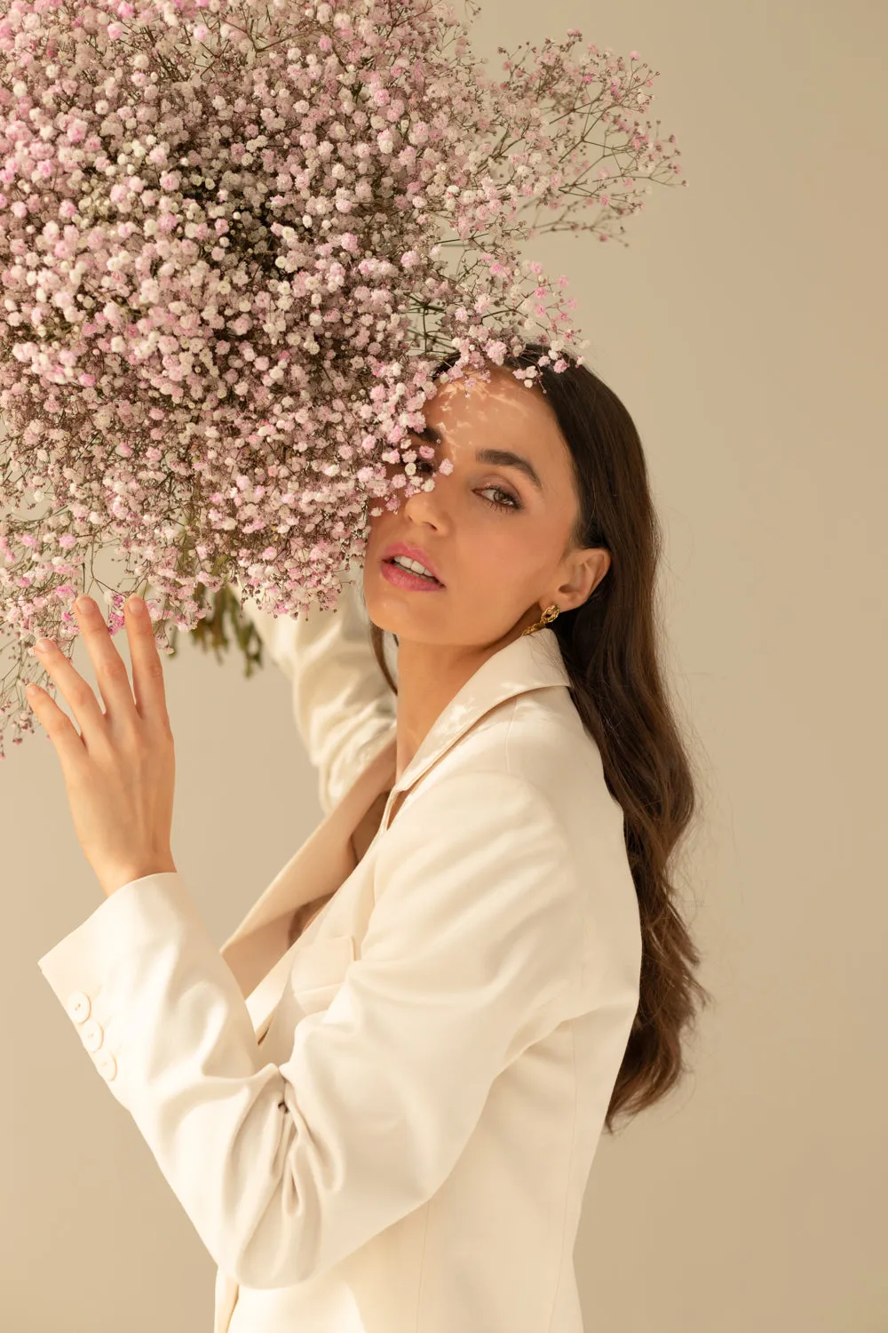 Vogue Blazer - Cream