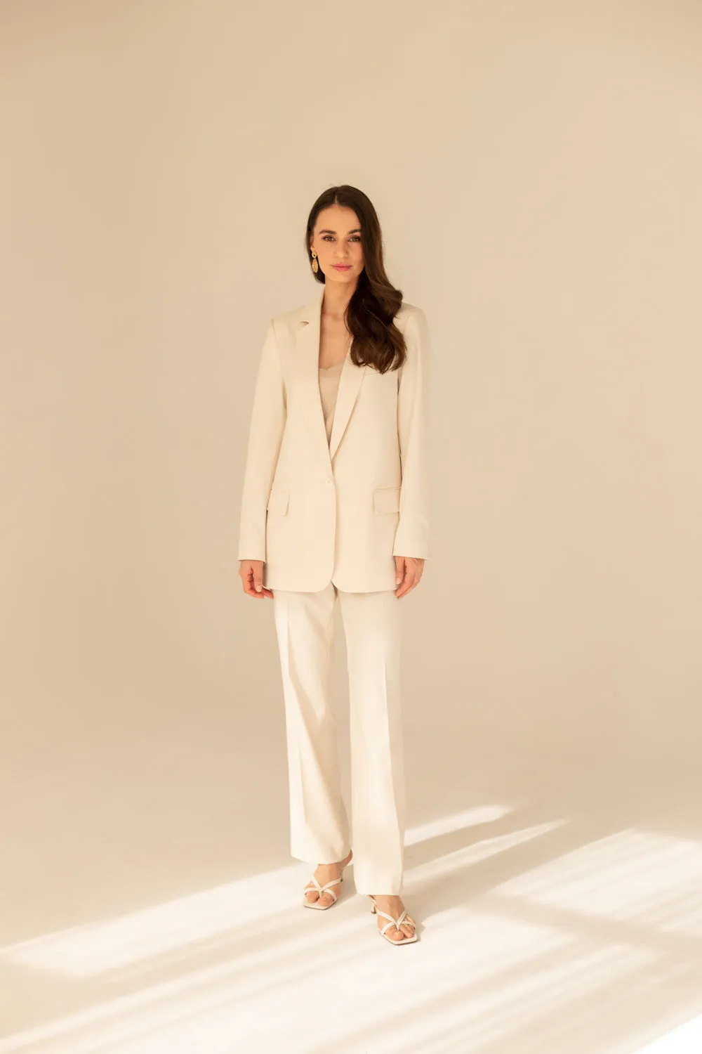 Vogue Blazer - Cream