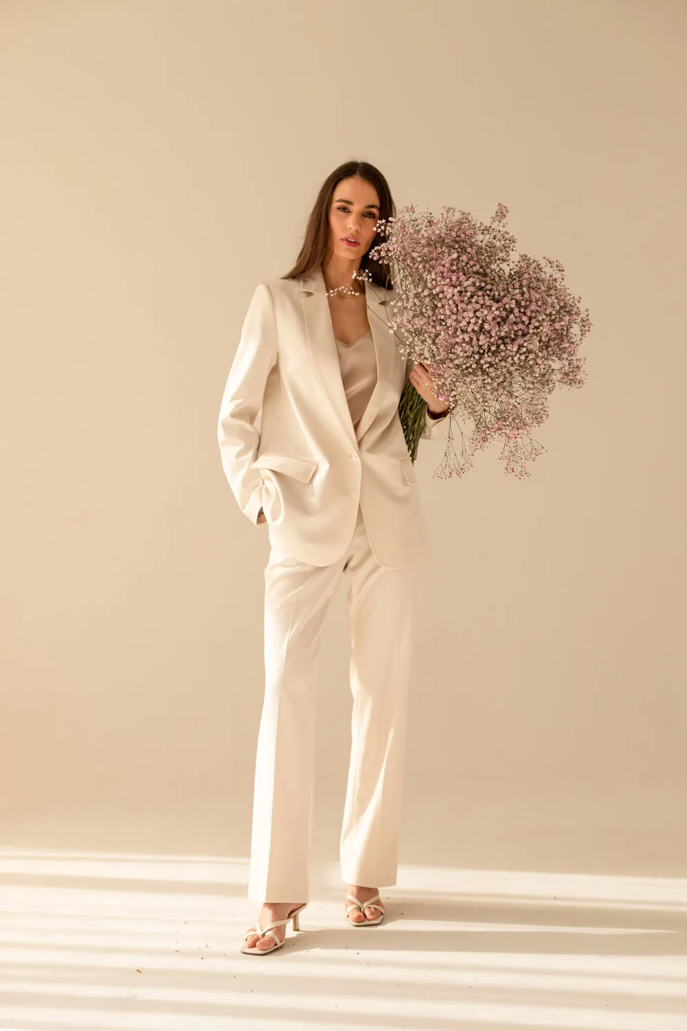 Vogue Blazer - Cream
