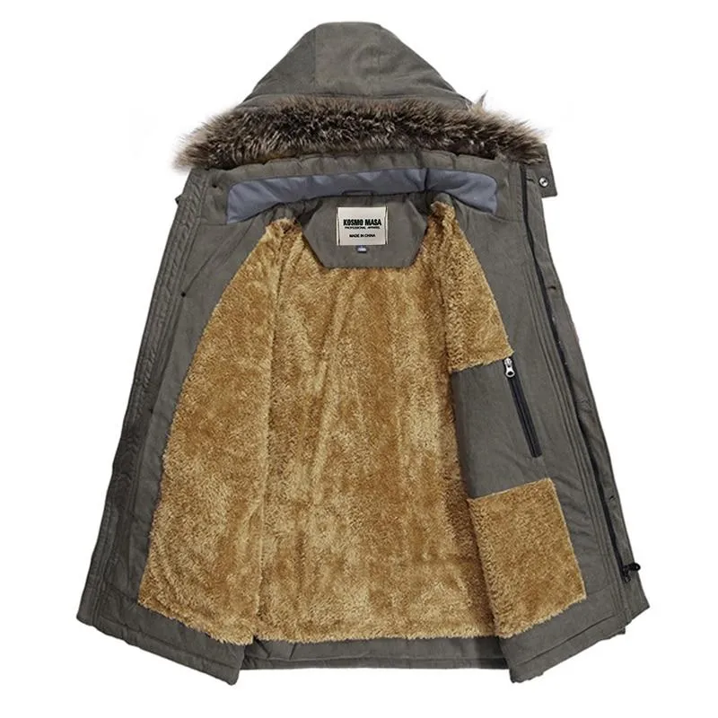 West Louis Cotton Hooded Winter Parka Coat