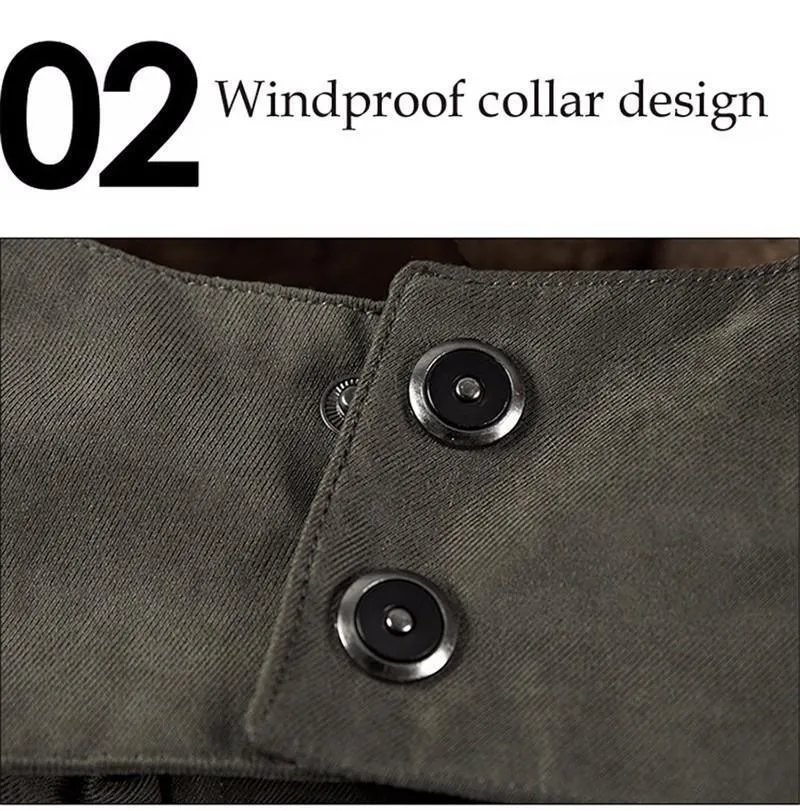West Louis Cotton Hooded Winter Parka Coat