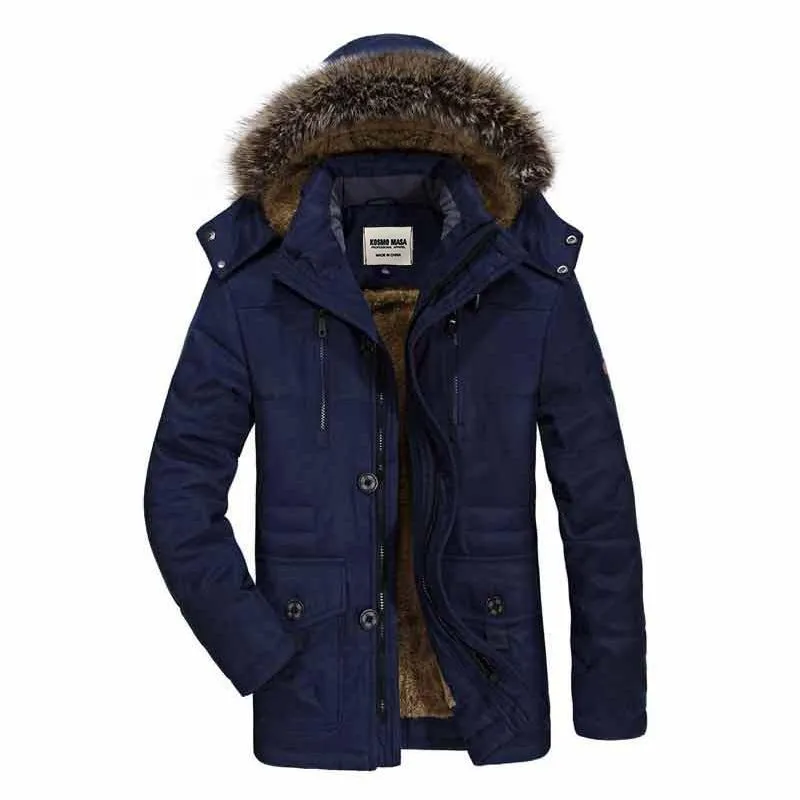 West Louis Cotton Hooded Winter Parka Coat