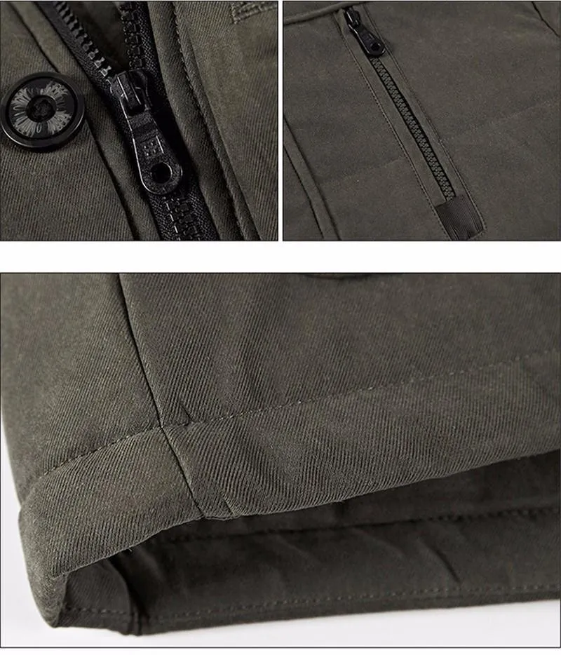 West Louis Cotton Hooded Winter Parka Coat