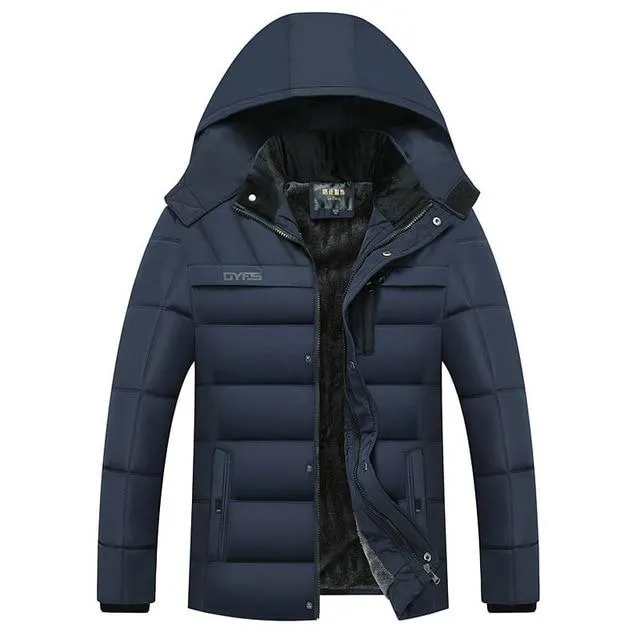 Winter Jacket Men -20 Degree Thicken Warm Parkas Hooded Coat