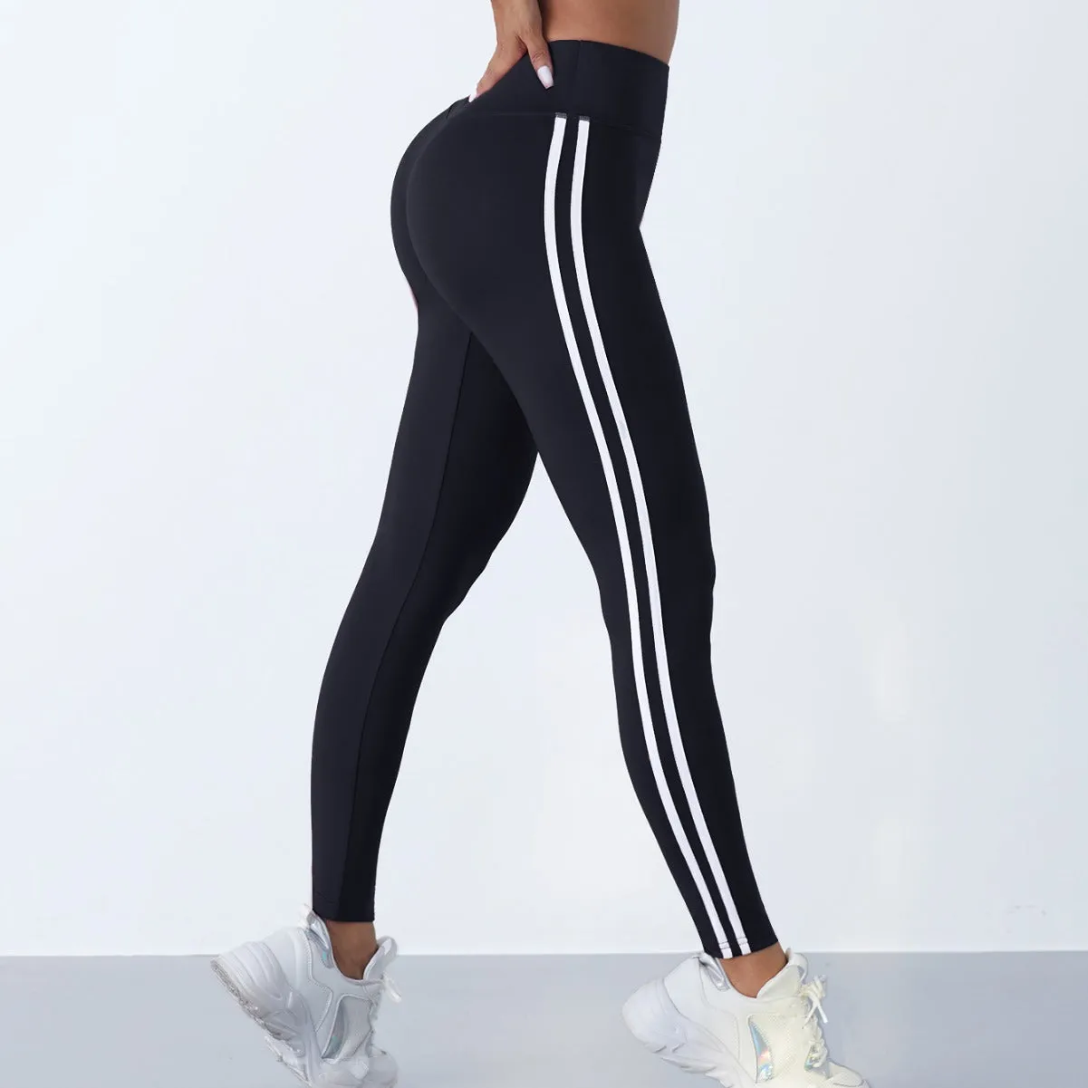 Yoga leggings, women's high waisted and hip lifting