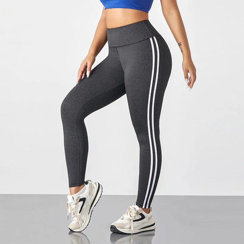 Yoga leggings, women's high waisted and hip lifting
